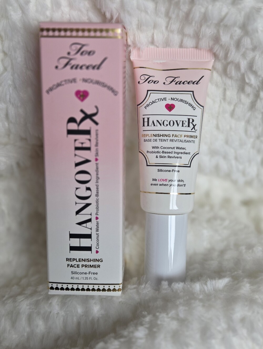 New Too Faced Hangover Replenishing Face Primer Hydrates, Boosts + Smooths Skin